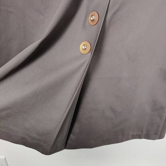 Women's Maxi Skirt in Brown Size EU 38 Lace Coquette Feminine Formal Office - Picture 3 of 13